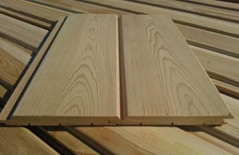 Вагонка «штиль» из древесины лиственницы