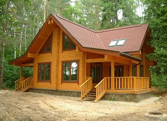 Сооружение деревянного дома
